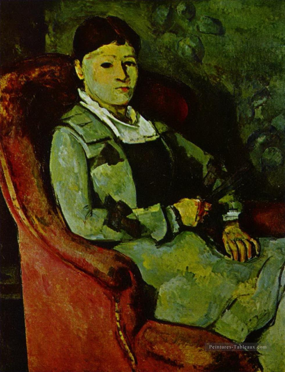 Portrait de Madame Cézanne 2 Paul Cézanne Peintures à l'huile